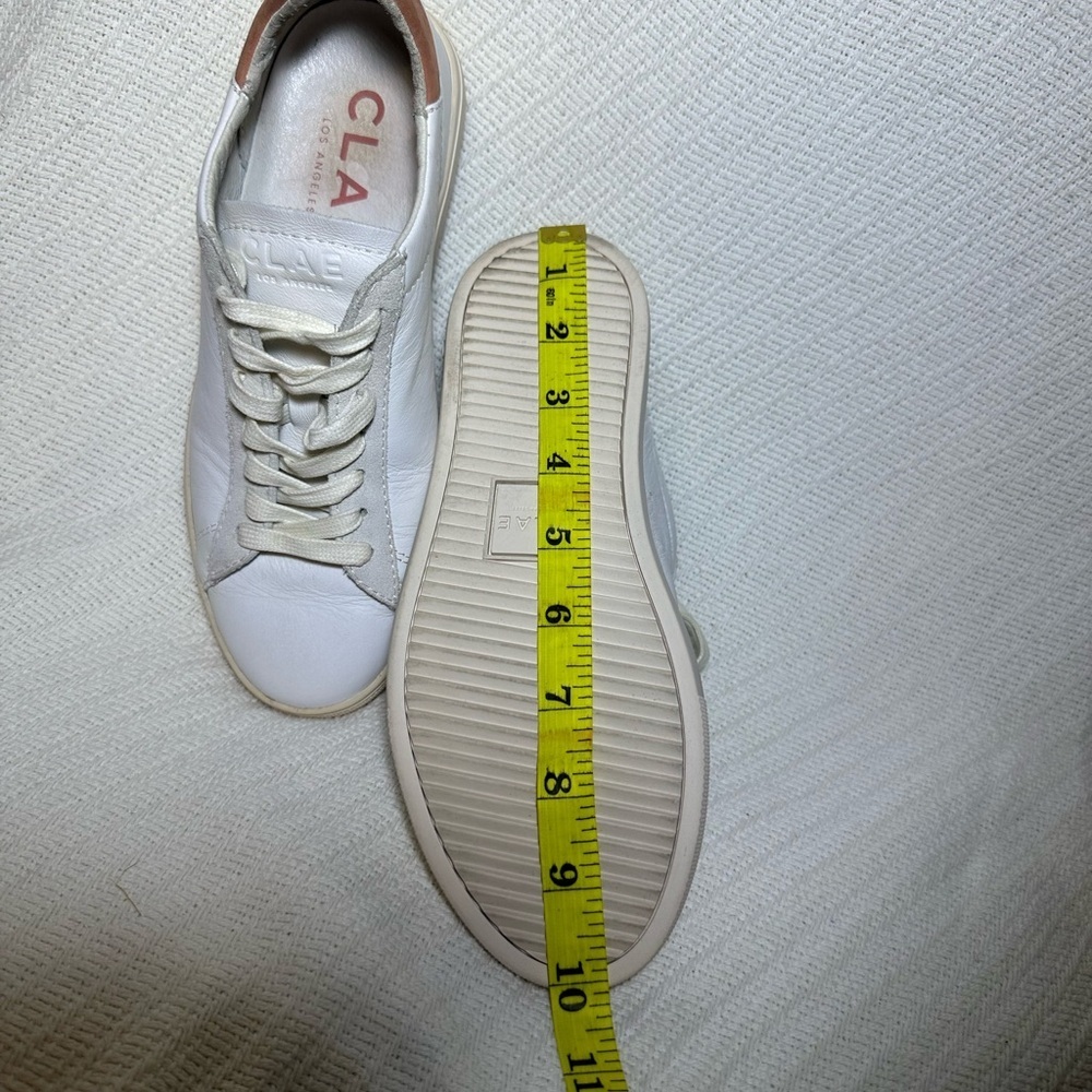 CLAE leather White and Tan Sneakers - Picture 6 of 6